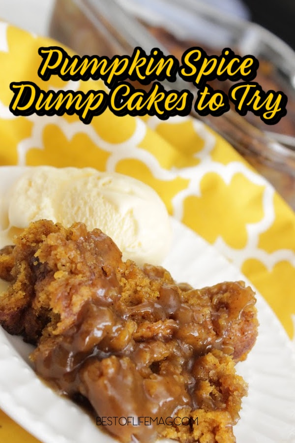 Crockpot pumpkin dump cake recipes are perfect for those chilly days, as well as fall and winter holidays. Dump Cakes for Halloween | Fall Dump Cakes | Crockpot Cake Recipes | Crockpot Fall Cakes | Slow Cooker Desserts | Slow Cooker Pumpkin Recipes | Crockpot Pumpkin Recipes | Pumpkin Desserts | Crockpot Pumpkin Dessert Recipes