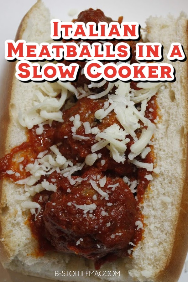 Crockpot Italian meatballs are a staple recipe that can be used for date night or family dinners. Crockpot meatballs are also a popular party food recipe! Crockpot Dinner Recipes | Crockpot Pasta Recipes | Slow Cooker Italian Recipes | Homemade Crockpot Meatballs | Meatball Appetizer Recipes | Crockpot Party Recipes | Marinara Meatballs Crockpot | Crockpot Recipes for a Crowd | Party Recipes | Slow Cooker Party Recipes | Crockpot Recipes for Parties