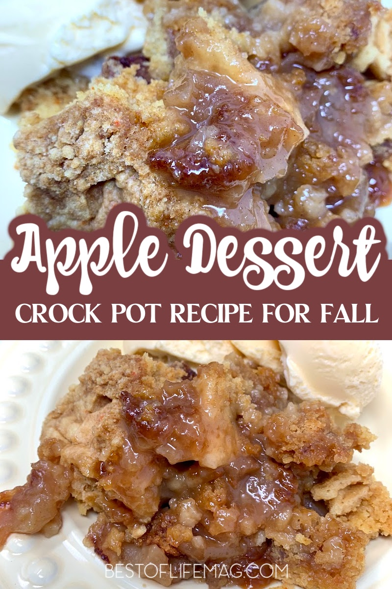 There is nothing better than a slow cooker apple crisp recipe that allows you to enjoy the flavors of fall desserts with ease. This is an easy holiday recipe, too! Apple Crisp with Cake Mix | Slow Cooker Dessert Recipes | Crockpot Fall Recipes | Fall Dessert Recipes | Crockpot Recipes with Apples | Crockpot Dessert Recipes via @amybarseghian