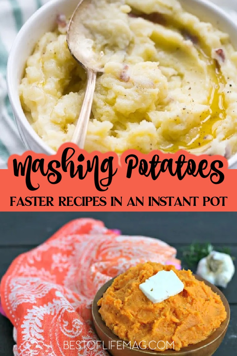 These dairy free instant pot mashed potato recipes are easy to make and filled with flavor. They are perfect for a weeknight dinner and are an easy party side dish, too. Instant Pot Side Dishes | Instant Pot Holiday Recipes | Dinner Party Recipes | Easy Side Dish Recipes | Dairy Free Side Dishes | Dairy Free Instant Pot Recipes | Instant Pot Recipes Without Dairy | Instant Pot Recipes with Potatoes via @amybarseghian