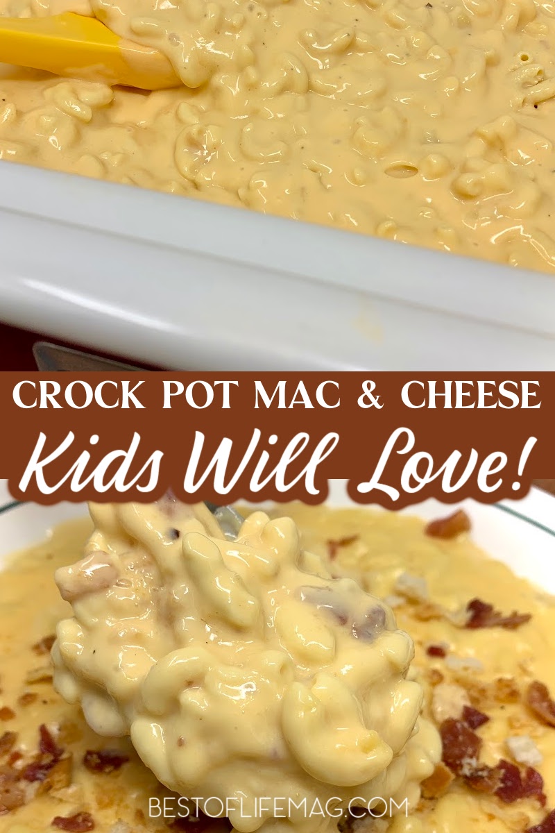 Our delicious macaroni and cheese with Bacon slow cooker recipe provides authentic real cheese. This is an easy lunch or dinner recipe that is also a great make ahead meal. Easy Slow Cooker Mac and Cheese | Macaroni and Cheese Creamy | Crockpot Pasta Recipe | Recipes for Kids | Crockpot Side Dishes | Cheesy Crockpot Recipe | Crockpot Recipes with Cheese | Crockpot Pasta Recipes | Slow Cooker Pasta Recipes | Easy Dinner Recipes | Summer Crockpot Recipes | Crockpot BBQ Side Dishes via @amybarseghian