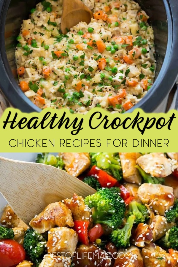 Use the best healthy slow cooker recipes with chicken to make for easy meal planning and healthy dinners everyone will enjoy. Healthy Dinner Recipes | Healthy Recipes with Chicken | Crockpot Chicken Recipes | Slow Cooker Recipes Chicken Recipes | Weeknight Dinner Recipes | Chicken Dinner Recipes | Crockpot Recipes with Chicken | Recipes for Healthy Eating via @amybarseghian
