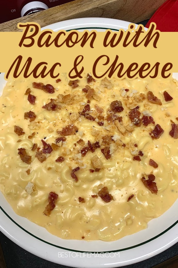 Our delicious macaroni and cheese with Bacon slow cooker recipe provides authentic real cheese. This is an easy lunch or dinner recipe that is also a great make ahead meal. Easy Slow Cooker Mac and Cheese | Macaroni and Cheese Creamy | Crockpot Pasta Recipe | Recipes for Kids | Crockpot Side Dishes | Cheesy Crockpot Recipe | Crockpot Recipes with Cheese | Crockpot Pasta Recipes | Slow Cooker Pasta Recipes | Easy Dinner Recipes | Summer Crockpot Recipes | Crockpot BBQ Side Dishes via @amybarseghian