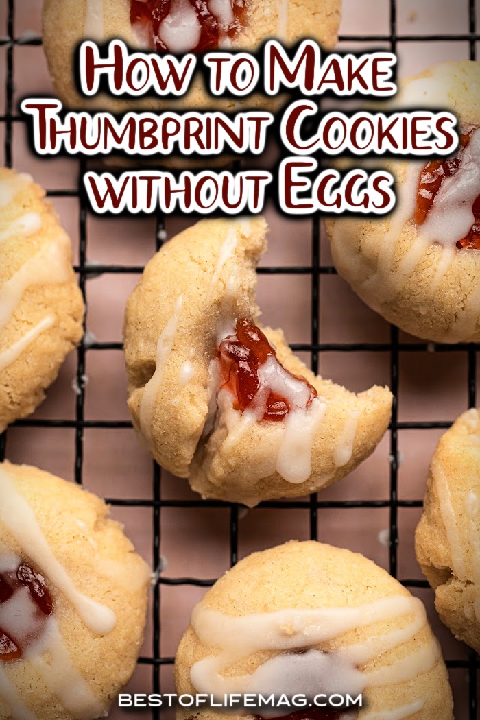 Our thumbprint cookies with icing recipe is highly requested and easy to make! Plus, this is an egg free cookie recipe perfect for the holidays. Thumbprint Cookie Recipe | Easy Cookie Recipe | Dessert Recipe with Raspberries | Holiday Cookie Recipe | Thumbprint Shortbread Cookies | Desserts for a Crowd | Eggless Cookie Recipe | Egg Allergy Cookies via @amybarseghian
