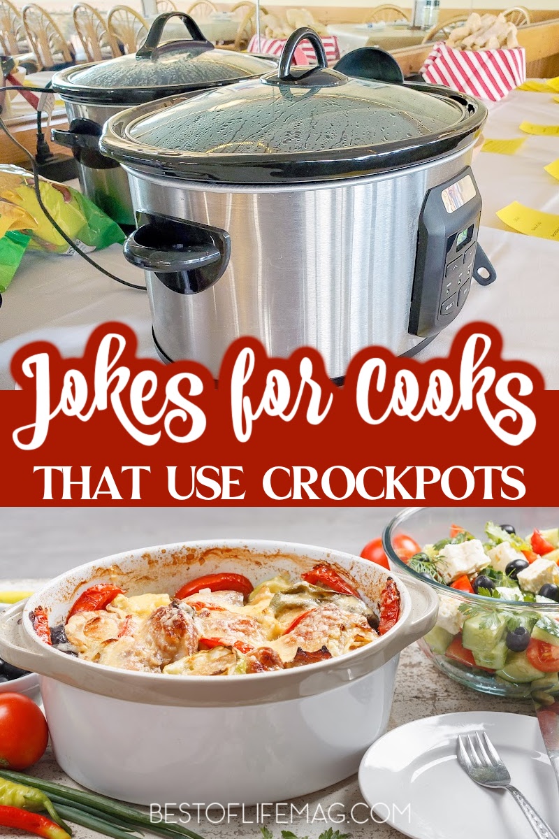 These crockpot jokes go well with a dump and go recipe and a trash can big enough for the cooking mistakes we make. Slow Cooker Comedy | Funny Crockpot Memes | Hilarious Slow Cooker Jokes | Crockpot Recipes Humor | Kitchen Appliance Jokes | Cooking Puns | Foodie Humor | Meal Prep Laughs via @amybarseghian