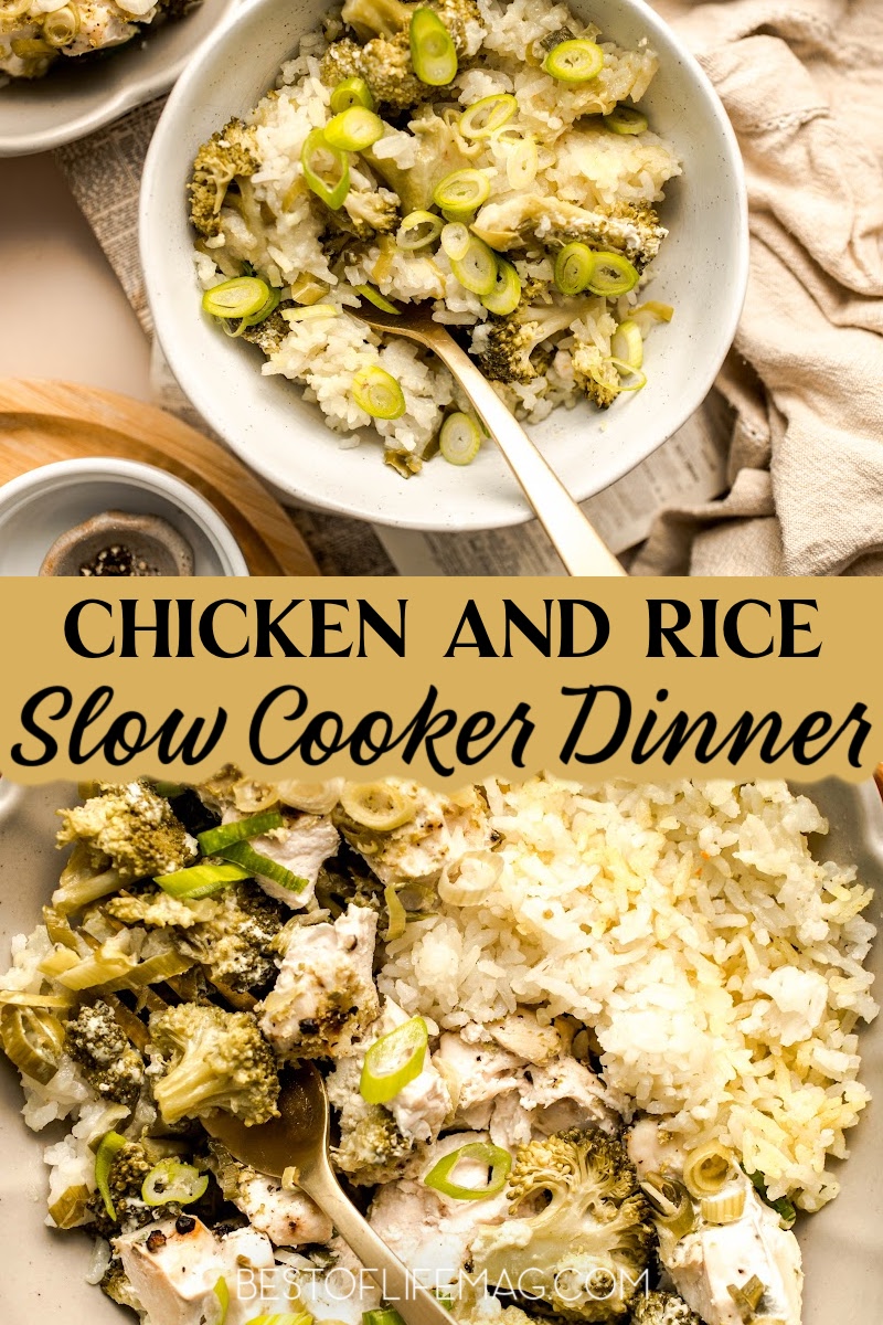 Enjoy this slow cooker chicken broccoli and rice casserole recipe on your dairy free diet. It takes just minutes to prep in your crock pot so it's easy to add to your weekly crockpot chicken meal plan for easy weeknight meals. Casserole Recipes | Crock pot Recipes | Crockpot Chicken Recipes | Crockpot Meal Plan | Dairy Free Recipes with Chicken | Crockpot Casseroles via @amybarseghian