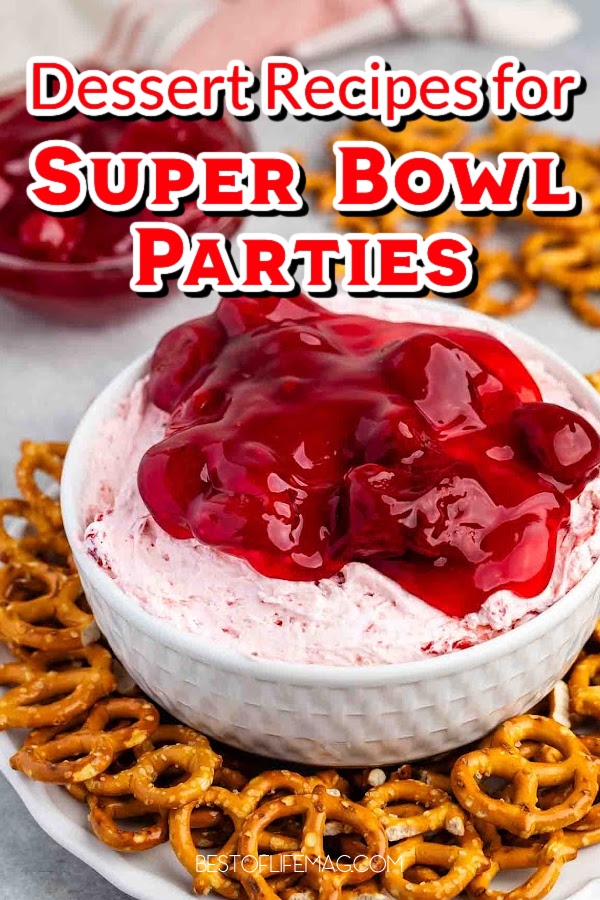 Super Bowl Party desserts are a great way to amp up the party and keep guests happy during the big game. Super Bowl Party Recipes | Super Bowl Dessert Recipes | Super Bowl Snack Recipes | Desserts for Super Bowl Parties | Football Recipes | Game Day Recipes | Party Food | Party Planning Recipes | Football Game Food | Easy Desserts for Game Day | Snack Recipes for Football Parties via @amybarseghian