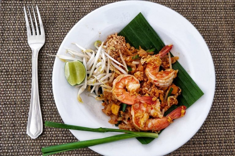 Can you Put Frozen Shrimp in Slow Cooker Overhead View of a Plate of Shrimp