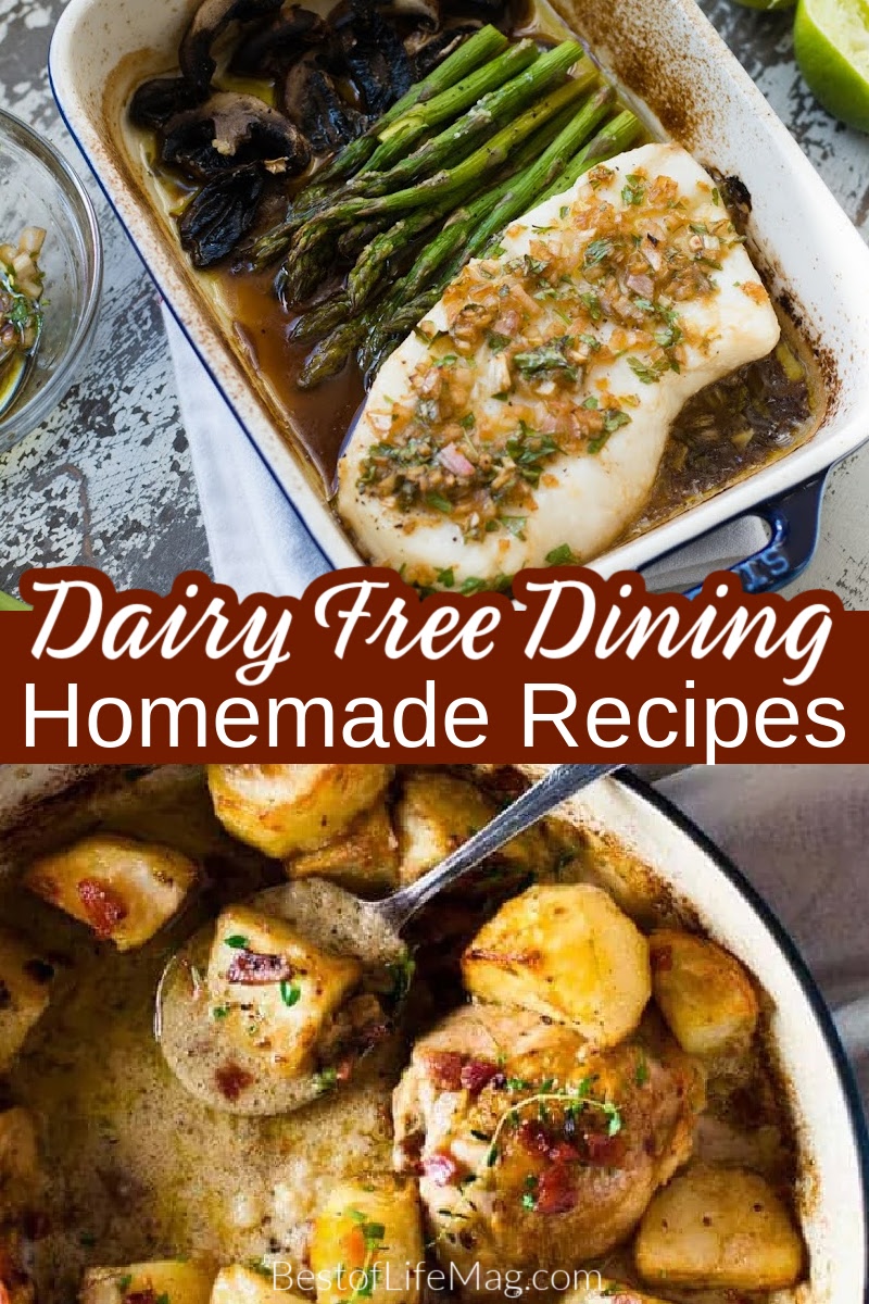 With over 50+ amazing dairy free dinner recipes to choose from there is something for everyone in this list to make cooking dairy free meals easy! Dairy Free Recipes | Healthy Dinner Recipes | Lactose Free Dinner Recipes | Recipes for Dietary Restrictions via @amybarseghian