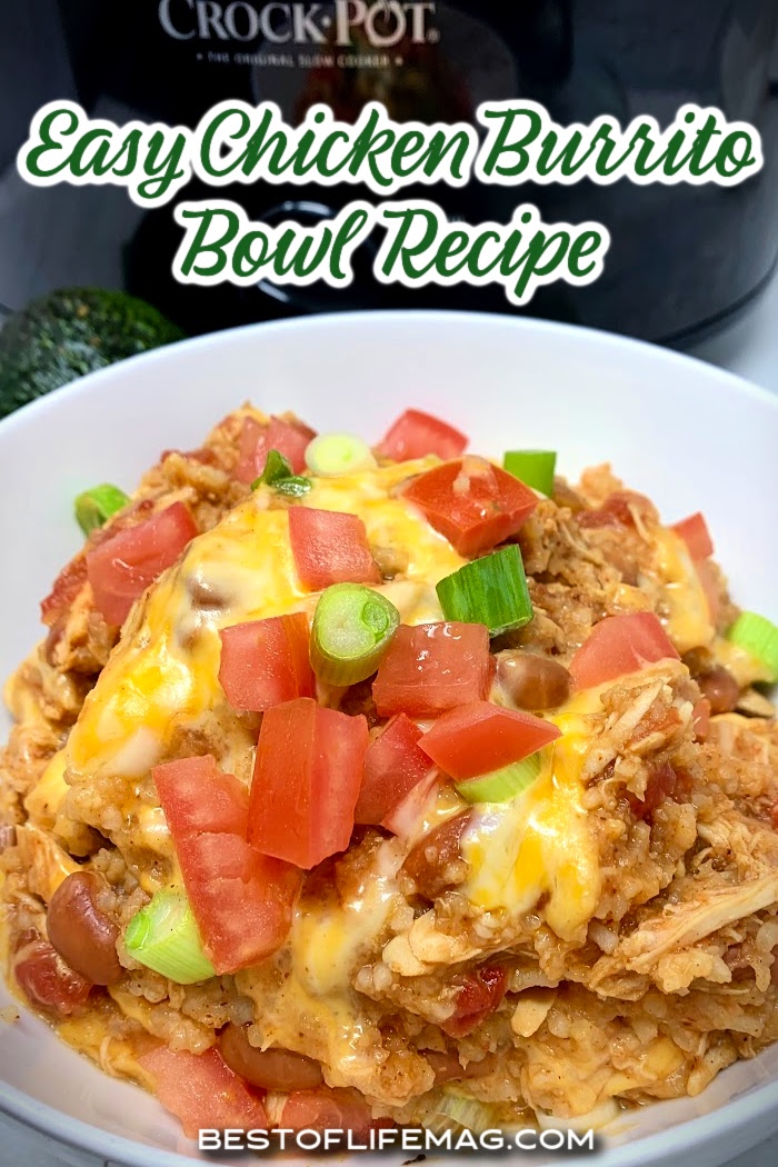 Our easy chicken burrito bowl recipe lets you customize dinner for everyone, making it a simple recipe for any night of the week. Slow Cooker Burrito Bowl | Easy Chicken Burrito Bowl | Crockpot Mexican Chicken | Burrito Bowl Recipe | Slow Cooker Chicken Recipe | Healthy Crockpot Meals | One Pot Dinner | Crockpot Chicken Dinner | Mexican Chicken Bowl | Easy Weeknight Dinner | Slow Cooker Meal Prep | Family Dinner Ideas | Burrito Bowl Meal Prep | Slow Cooker Mexican Food | Chicken Rice Bowl via @amybarseghian