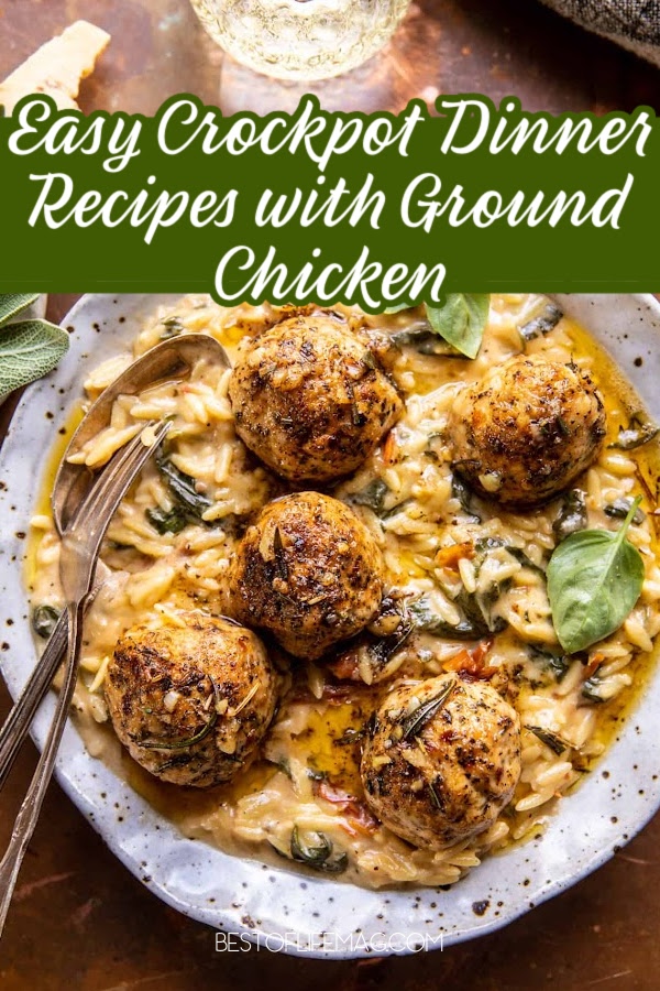 Crockpot dinner recipes with ground chicken make for amazing crockpot family dinner recipes and help with weekly meal planning. Crockpot Recipes with Chicken | Crockpot Family Dinner Recipes | Slow Cooker Ground Chicken Recipes | Slow Cooker Dinner Recipes | Easy Dinner Recipes | Dinner Recipes with Chicken| Crockpot Recipes for Busy Nights | Healthy Chicken Dinner Recipes | Easy Crockpot Recipes via @amybarseghian