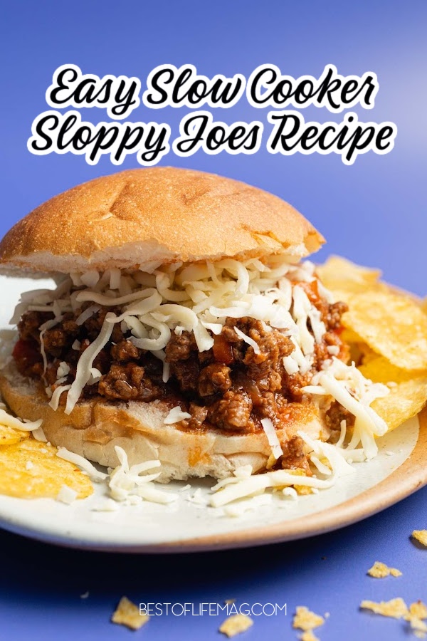 Make our easy slow cooker sloppy joes recipe for an easy dinner the whole family will enjoy, without breaking the bank. Easy Crockpot Sloppy Joes | Slow Cooker Dinner Ideas | Family Dinner Recipes | Ground Beef Recipes | Make Ahead Meals | Comfort Food | Easy Weeknight Dinner | Crockpot Recipes | Sandwich Recipes | Kid Friendly Meals | Budget Friendly Dinner | Slow Cooker Beef | Party Food Ideas | Game Day Food via @amybarseghian