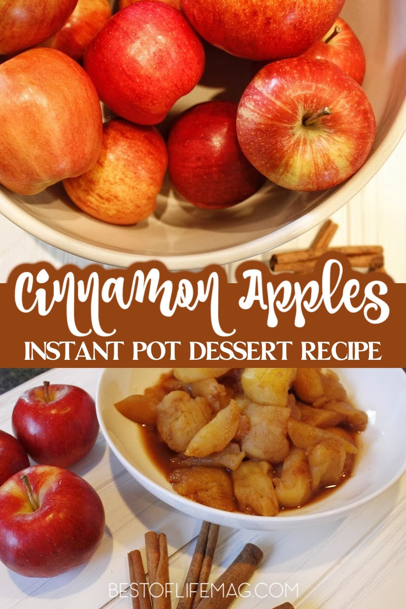 This faster than stovetop Instant Pot cinnamon apples recipe is a quick and easy way to enjoy a delicious fruity dessert. Instant Pot Cinnamon Apples | Quick and Easy Apple Recipes | Cooking with an Instant Pot | Delicious Fall Desserts | Fall Recipes | Cinnamon Apple Spice | Instant Pot Breakfast Recipes | Cooking with Seasonal Ingredients | Fall Food Favorites | Apple Cinnamon Snacks via @amybarseghian