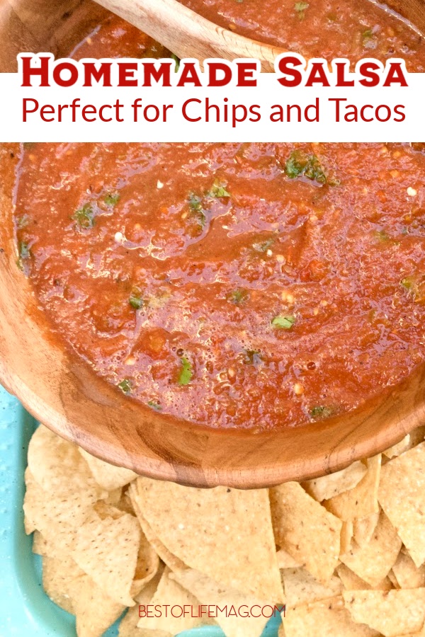 This easy homemade salsa recipe is fresh, flavorful, and super easy to make! It's perfect for chips, tacos, or topping your favorite food! Slow Cooker Salsa | Easy Salsa Recipe | Crockpot Salsa Ideas | Slow Cooker Recipes | Mexican Food | Appetizer Recipes | Party Food | Healthy Snacks | Tomato Salsa | Chunky Salsa | Salsa Dip | Easy Appetizers | Game Day Food | Cinco De Mayo | Taco Night | Meal Prep | Canning Recipes via @amybarseghian