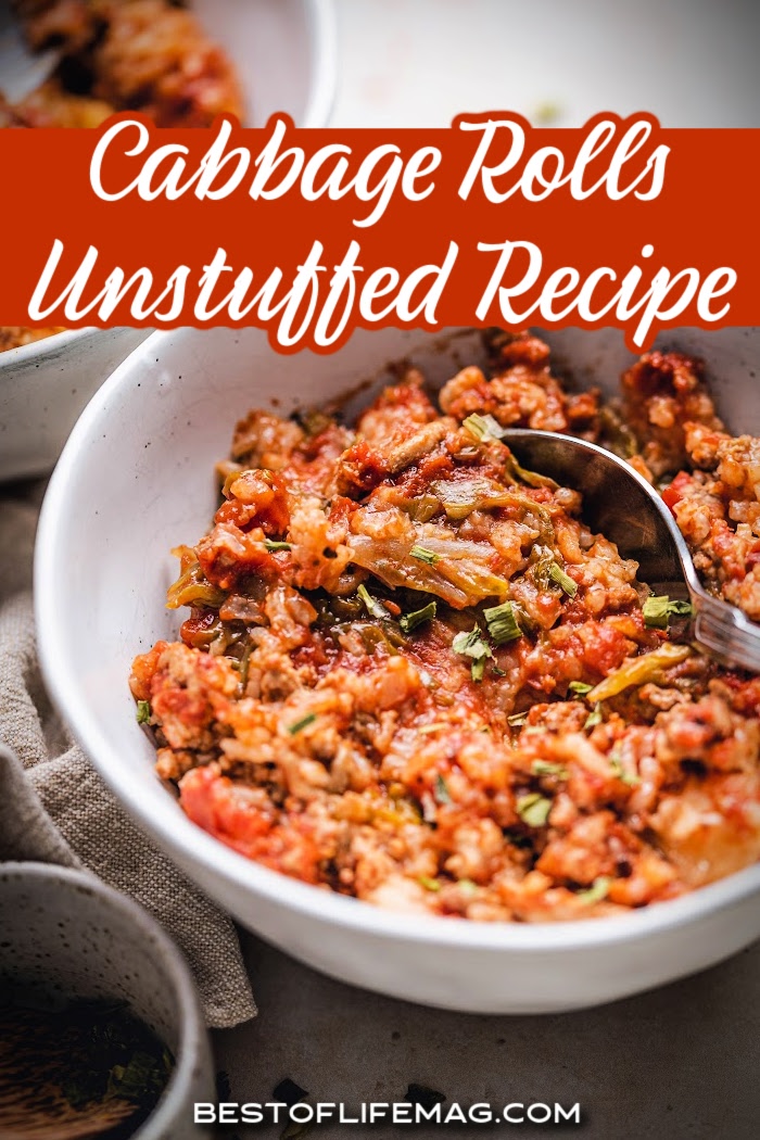 Cabbage rolls are a healthy appetizer that can be turned into a full meal when you use this easy and delicious crockpot unstuffed cabbage rolls recipe. Cabbage Rolls Recipe | Unstuffed Cabbage Rolls | Crockpot Recipes | Slow Cooker Recipes | Cabbage Ideas | Crockpot Recipes with Cabbage | Crockpot Cabbage Recipes | Easy Crockpot Dinner Recipes | Easy Slow Cooker Recipes