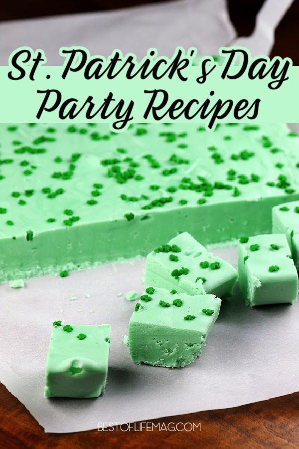 These green foods for St. Patrick's Day add a festive green touch to St. Patricks Day parties for both adults and children. St. Patrick's Day Food Ideas | St. Patrick's Day Party Ideas | Green Desserts for St. Patrick's Day | Green Cookie Recipes | Green Cake Recipes | Green Pie Recipes | St. Patrick's Day Recipes | Tips for St. Patrick's Day via @amybarseghian