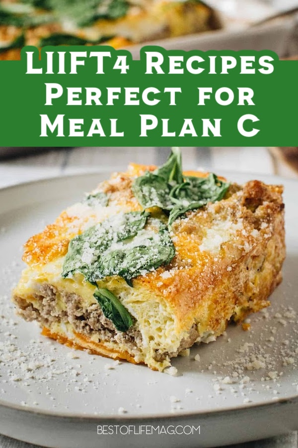 Using some easy LIIFT4 Meal Plan C recipes you can enjoy your meal plan, organize your diet, and succeed with your weight loss. Recipes for Weight Loss | Healthy Recipes | Beachbody Recipes | Beachbody Workouts