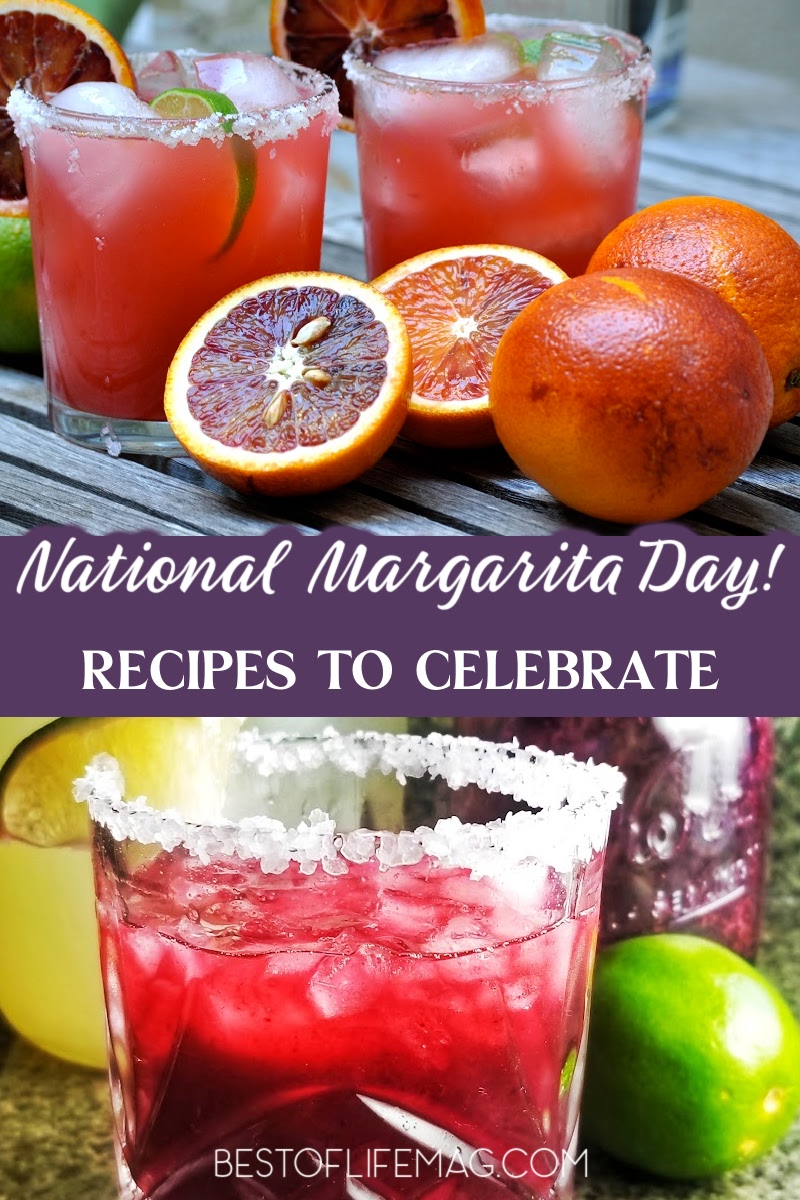 Our National Margarita Day recipes are perfect for celebrating this special day of recognition for the best cocktail on the menu. National Margarita Day | Margarita Recipes | Classic Margarita | Strawberry Margarita | Mango Margarita | Spicy Margarita | Skinny Margarita | Margarita Cocktail | Homemade Margarita | Best Margarita Recipe | Easy Margarita | Tequila Drinks | Margarita Variations | Margarita Ideas | Summer Drinks | Party Drinks | Margarita Bar | Cinco De Mayo Drinks via @amybarseghian