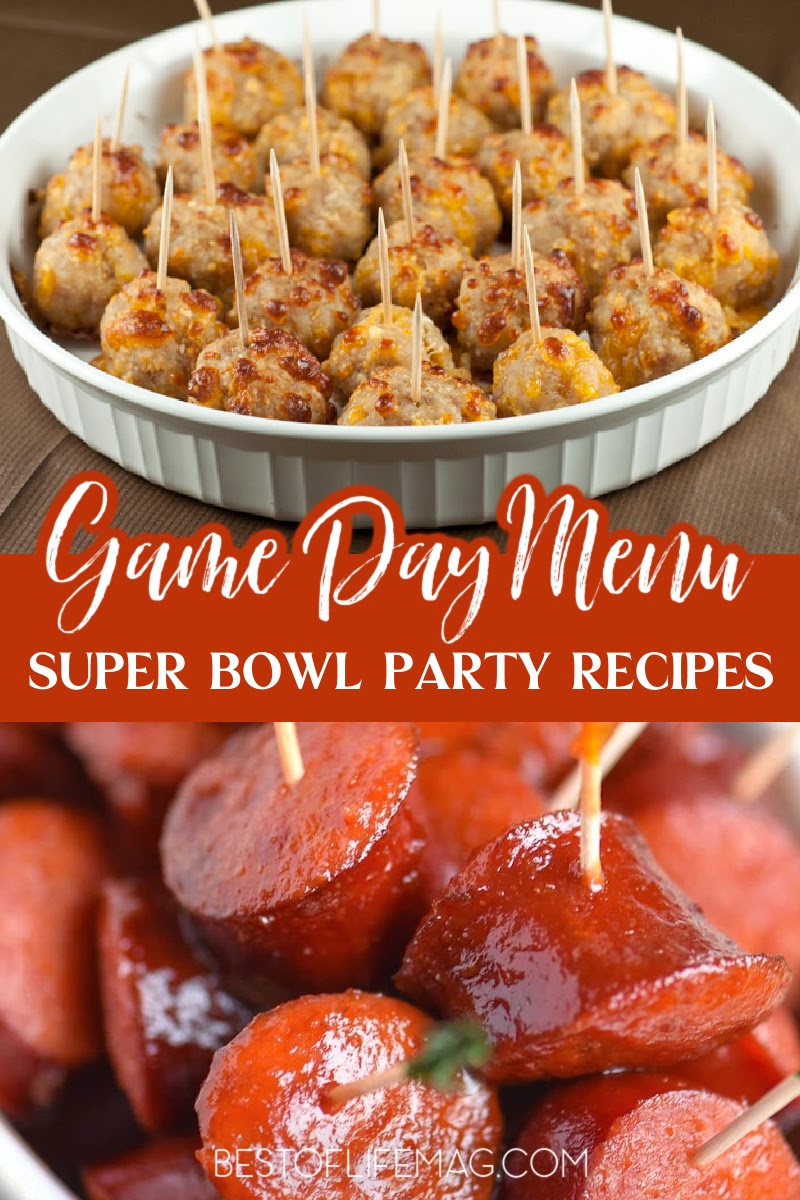 Your ultimate Super Bowl food list is here with over 165 recipes to choose from that are sure to make your Super Bowl Sunday the best yet. Super Bowl Party Food | Super Bowl Appetizers | Super Bowl Party Recipes | Tips for Hosting a Super Bowl Party | Super Bowl Party Food Crockpot | Game Day Recipes | Party Recipes | Recipes for a Crowd | Recipes for Parties via @amybarseghian