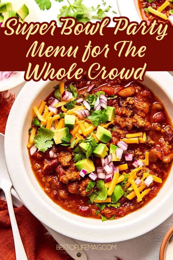 Your ultimate Super Bowl food list is here with over 165 recipes to choose from that are sure to make your Super Bowl Sunday the best yet. Super Bowl Party Food | Super Bowl Appetizers | Super Bowl Party Recipes | Tips for Hosting a Super Bowl Party | Super Bowl Party Food Crockpot | Game Day Recipes | Party Recipes | Recipes for a Crowd | Recipes for Parties via @amybarseghian