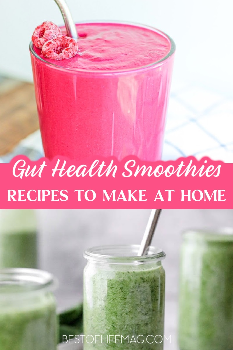 These are the best smoothies for gut health, using whole ingredients to give our bodies the health benefits they need for a healthy gut. via @amybarseghian