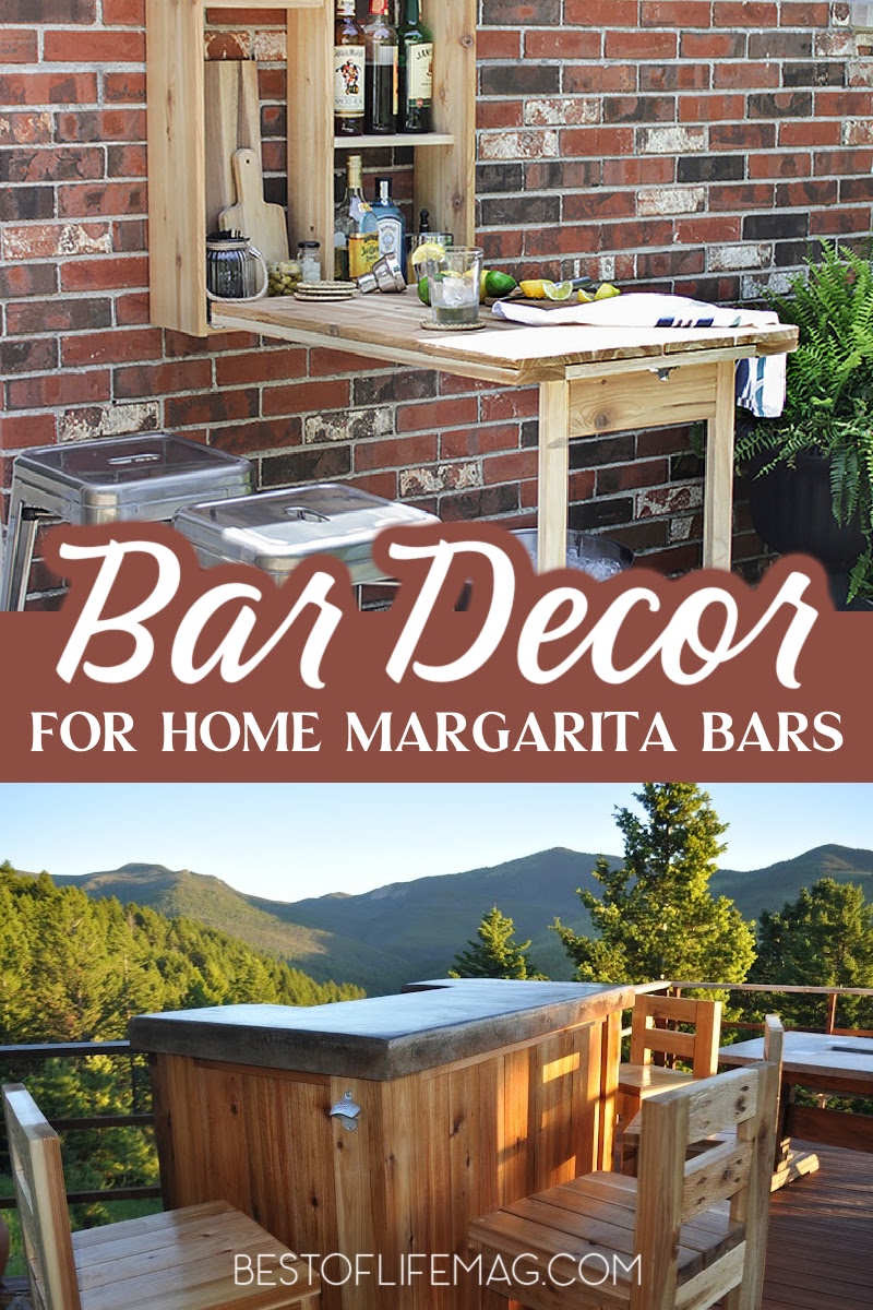 There are many different margarita bar ideas that you can use to build your own DIY margarita bar in or outside of your home. via @amybarseghian