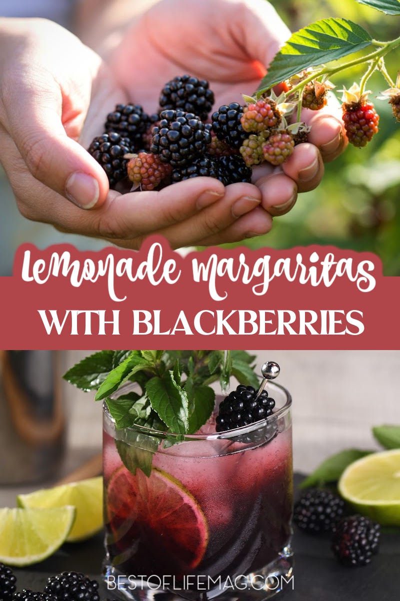 These blackberry lemonade margaritas are full of flavor, but not too sweet, making them the perfect go to cocktail for any afternoon or happy hour. via @amybarseghian