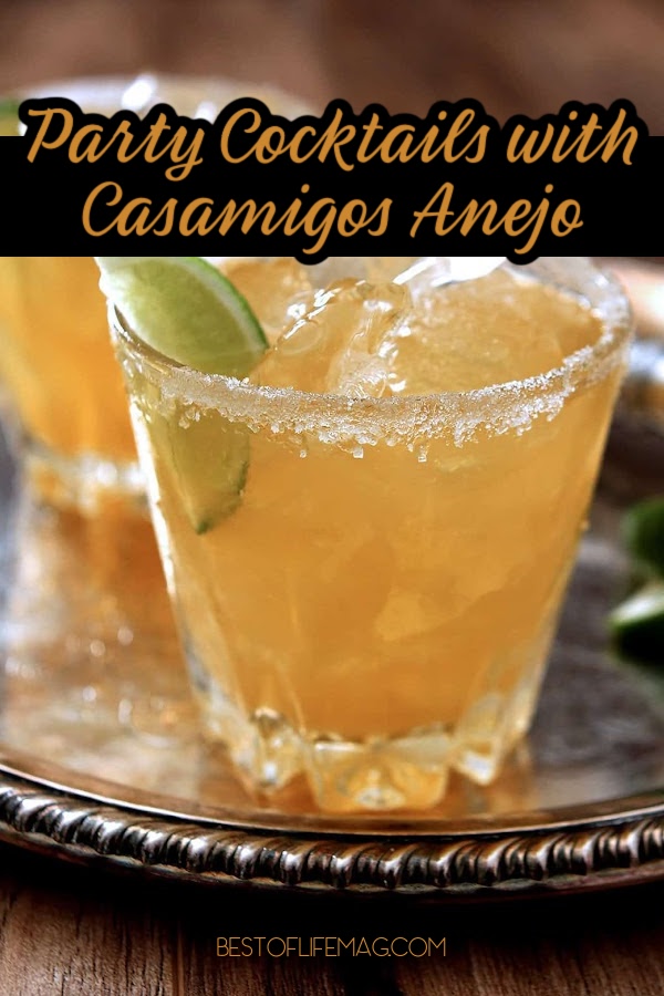 Grab a bottle of Casamigos Anejo and use it to make some of the best Casamigos Anejo recipes for cocktails during your next party or happy hour. via @amybarseghian