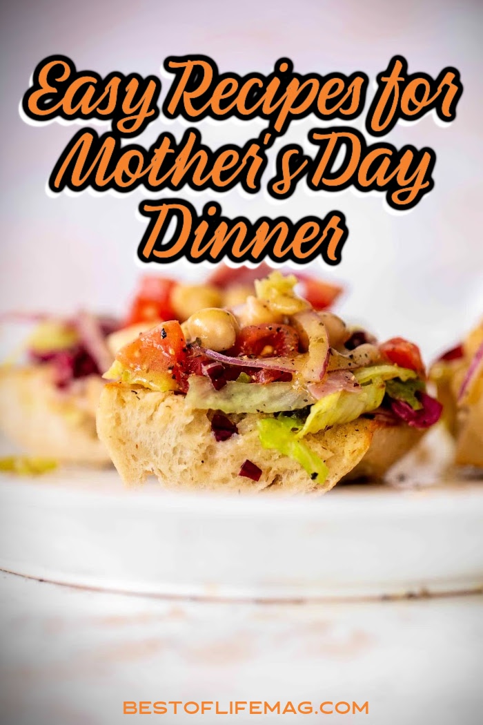 These dinner ideas for Mother&rsquo;s Day will have her feeling appreciated, loved, and cared for, all with easy Mother&rsquo;s Day dinner recipes. via @amybarseghian
