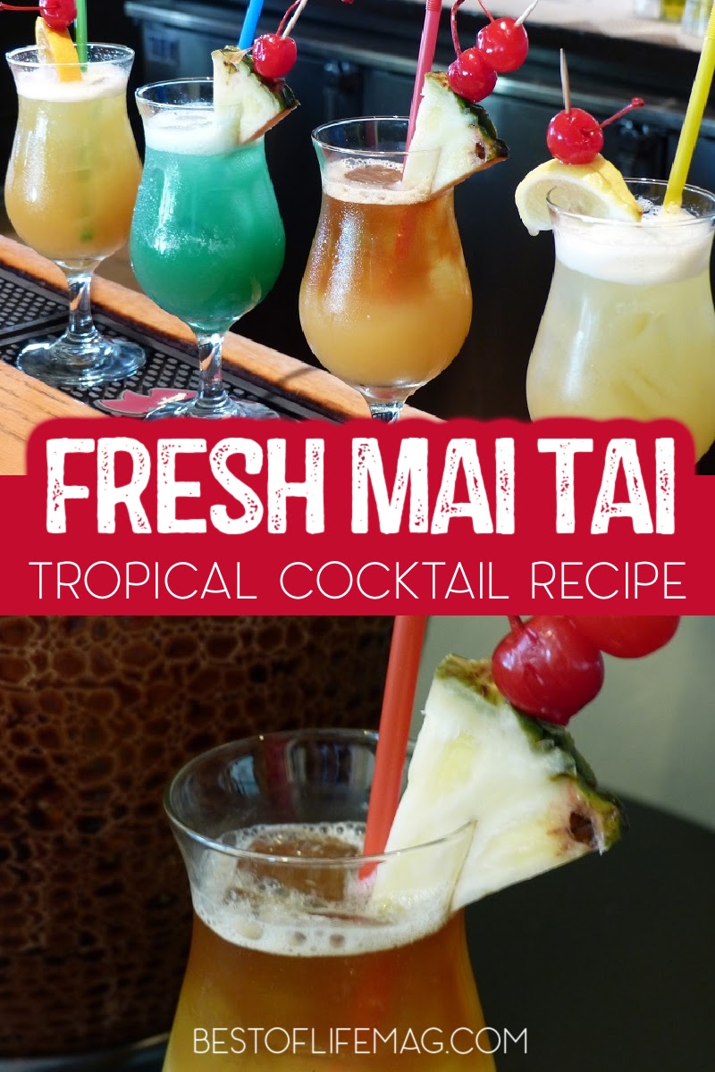 An easy Mai Tai recipe that reminds you of the beach and vacation is a must for every home and a guaranteed hit for happy hour. via @amybarseghian