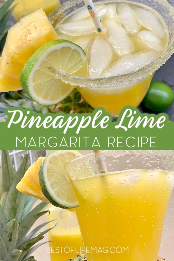 This fresh pineapple margarita recipe is a refreshing cocktail recipe that you can easily use as party drinks or as a drink to enjoy alone. via @amybarseghian