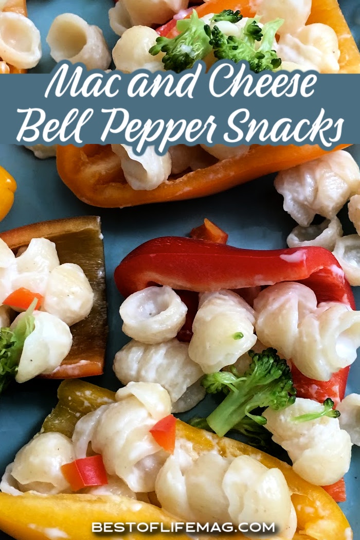 Our macaroni and cheese snacks with bell peppers make for a crisp and healthy snack everyone will enjoy any time of the day! via @amybarseghian