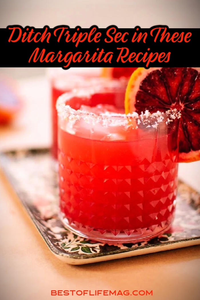 Margarita recipes without Triple Sec offer a bit of variety in this traditional cocktail while keeping the flavor everyone loves in tact. via @amybarseghian
