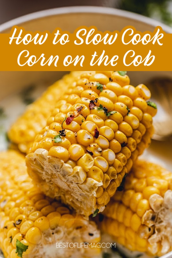 Our easy slow cooker corn on the cob with coconut milk recipe is the perfect side dish recipe and is so flavorful! via @amybarseghian