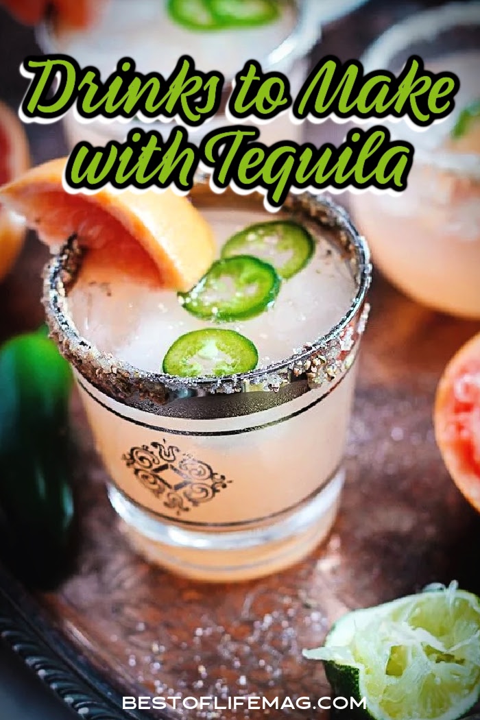 Tequila goes far beyond a margarita! Enjoy these tasty tequila drinks that suit everyone's tastes! From shots to margaritas and drinks that are NOT margaritas, they are all perfect! via @amybarseghian