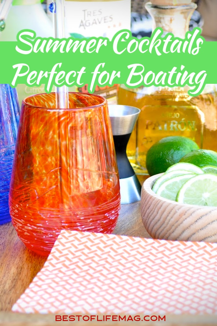 Our favorite summer margaritas and cocktails make for the best boating drinks you could enjoy out on the water with friends and family. via @amybarseghian