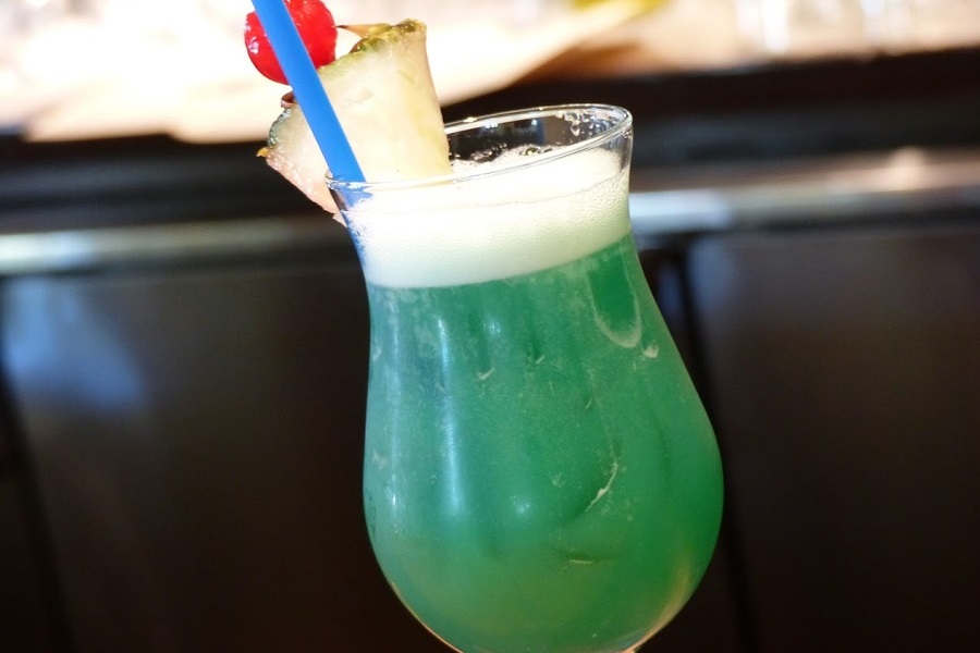 Best Boating Drinks Another Day in Paradise Rum Cocktail on a Bar Counter