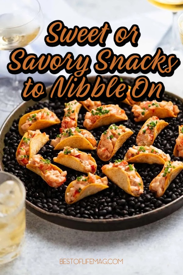 Bite sized snacks are perfect for parties and happy hour gatherings! These recipes are quick and easy to make, too!