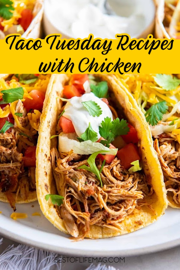 Any night can be Taco Tuesday with any one of the best crockpot chicken taco recipes for your whole family to enjoy. via @amybarseghian