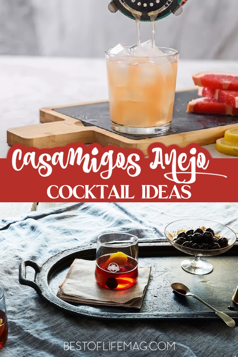 Grab a bottle of Casamigos Anejo and use it to make some of the best Casamigos Anejo recipes for cocktails during your next party or happy hour. via @amybarseghian