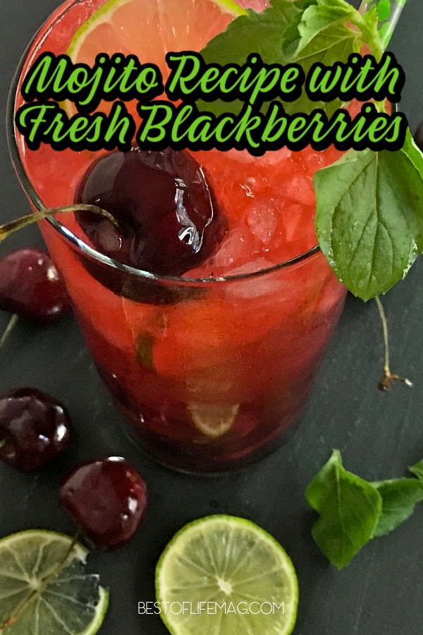 This homemade blackberry mojito recipe adds fresh fruit to the already refreshing cocktail perfect for any occasion. via @amybarseghian