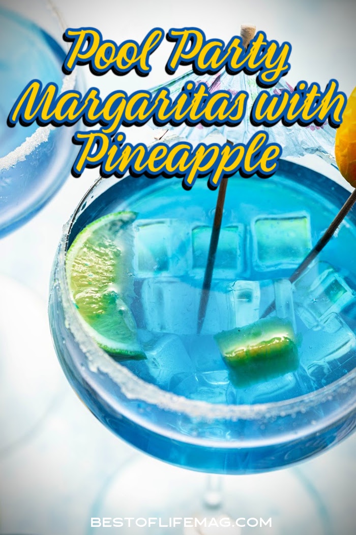 Mermaid inspiration comes in many forms including a bright and colorful mermaid margarita! Blue margaritas like this mermaid margarita are perfect for summer gatherings and backyard barbecues! via @amybarseghian