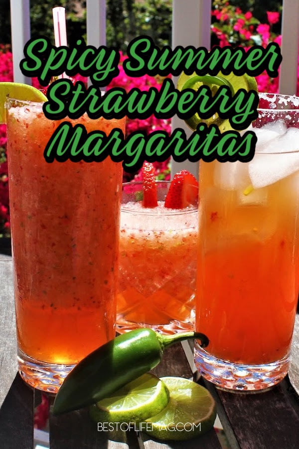 This strawberry jalape&ntilde;o margarita is sweet, spicy, and totally refreshing. If you love margaritas this tequila cocktail needs to be added to your regular list of recipes! via @amybarseghian