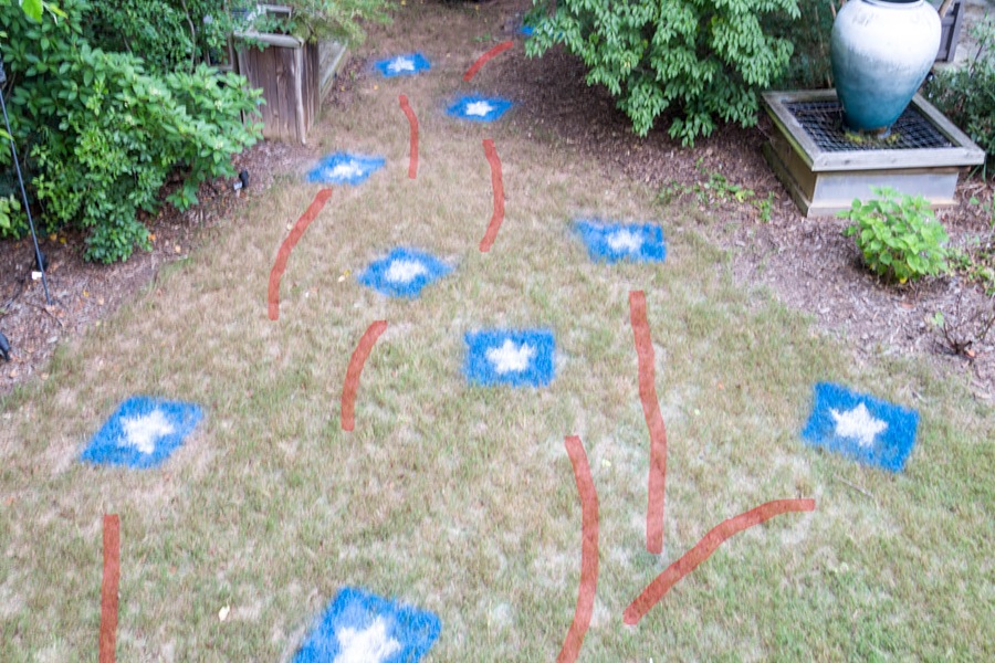 4th of July Party Ideas DIY Patriotic Painted Lawn Decorations 