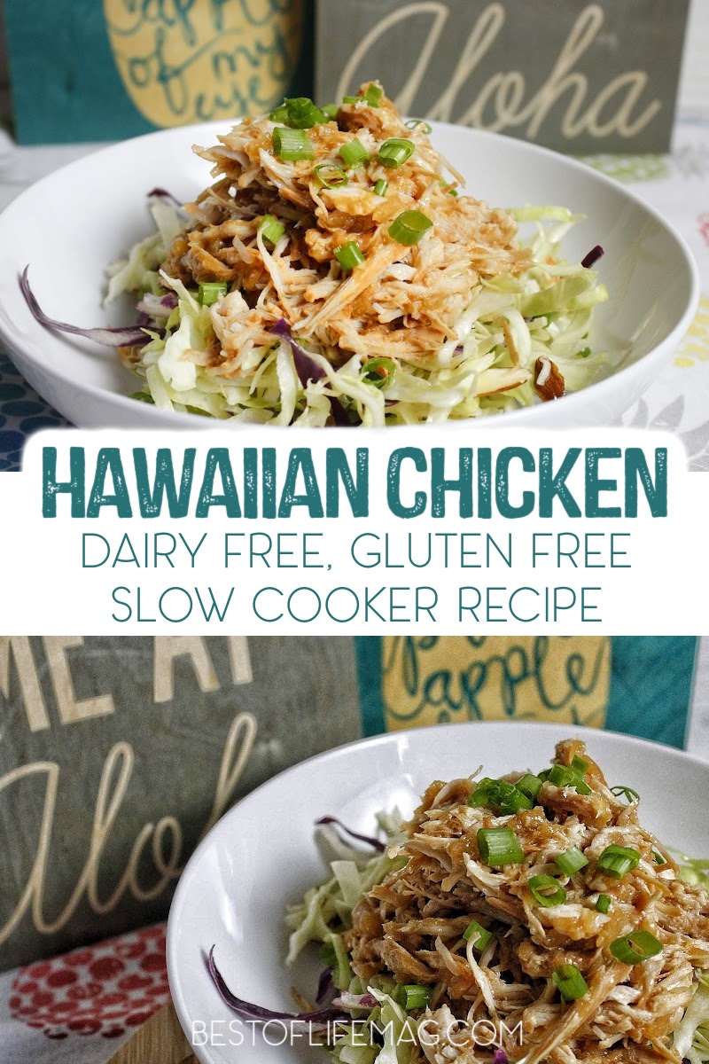 On a busy weeknight, our easy dairy-free slow cooker Hawaiian chicken recipe may just leave you feeling like you are in Hawaii. via @amybarseghian