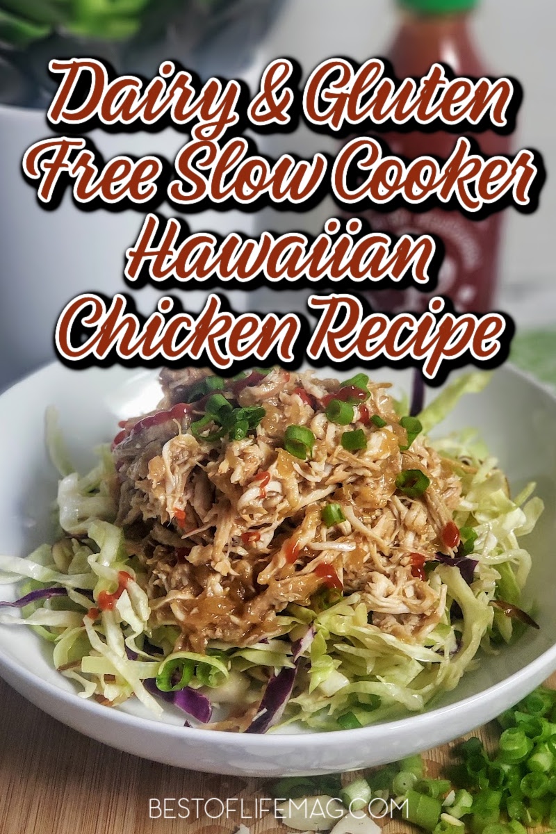 On a busy weeknight, our easy dairy-free slow cooker Hawaiian chicken recipe may just leave you feeling like you are in Hawaii. via @amybarseghian