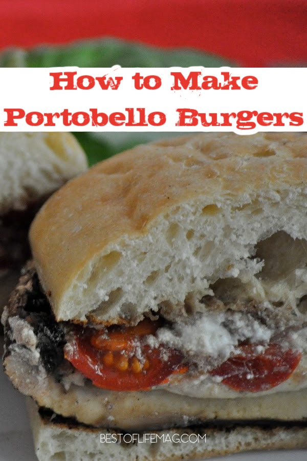 Our grilled portobello mushroom burger is vegetarian and easily made dairy free! It's stuffed with cheese, cherry tomatoes, and basil. via @amybarseghian