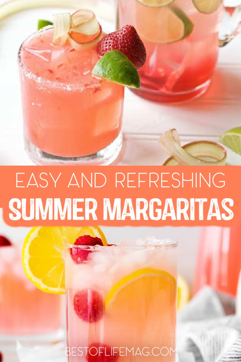 These summer margarita recipes cover a variety of flavors for the best summer cocktails to enjoy poolside or at summer parties.&nbsp; via @amybarseghian