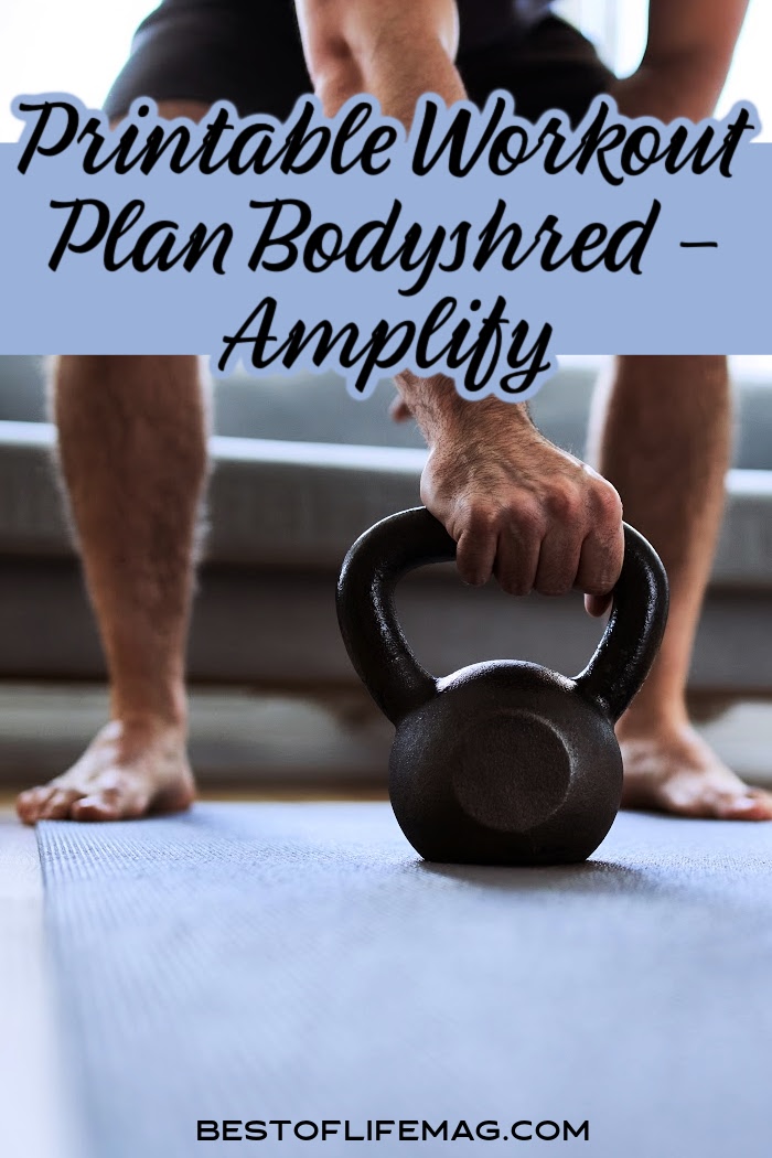This printable Bodyshred workout plan will take you through Jillian Michael's Bodyshred Amplify workout with an easy to use checklist. Bodyshred Review | Workout Plan | Printable Workout Plan | Fitness Ideas | Tips for Home Workouts | Beachbody Printables | Printable Beachbody Plan | Weight Loss Ideas | Tips for Losing Weight via @amybarseghian