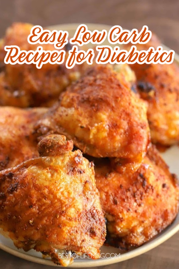 There are easy to make low carb meals for diabetics that are perfect for doing meal prep, making it so easy to stick to your keto meal plan! via @amybarseghian